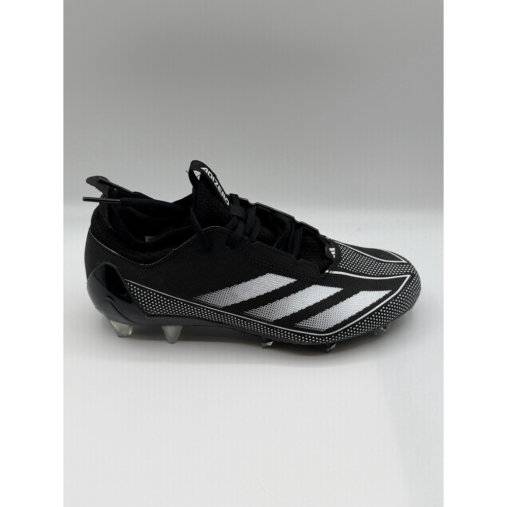 Adidas Adizero Electric.1 Football Cleats,Men's 7,EU 40,BlackWhite Silver,DmgBox